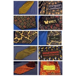 BUNDLE 5 100% Silk ties